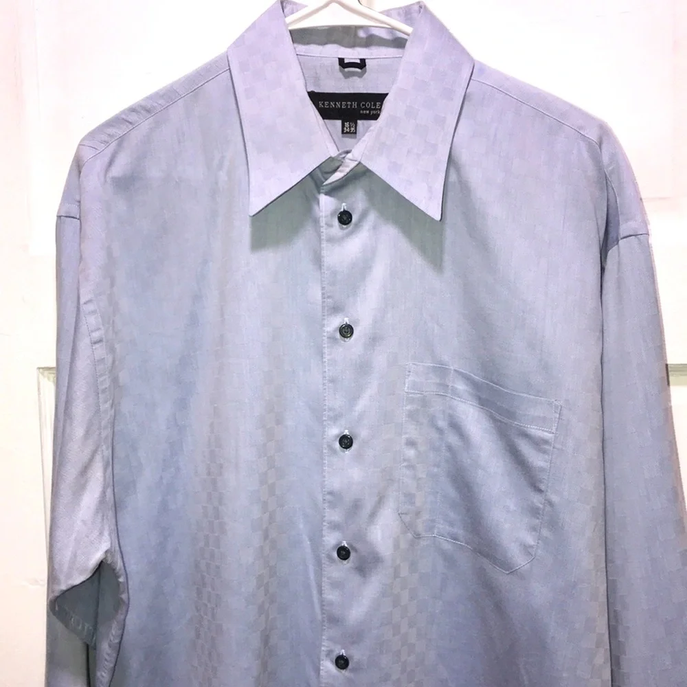Kenneth Cole Dress Shirt SIZE 16 1/2 34-35 - Picture 1 of 4